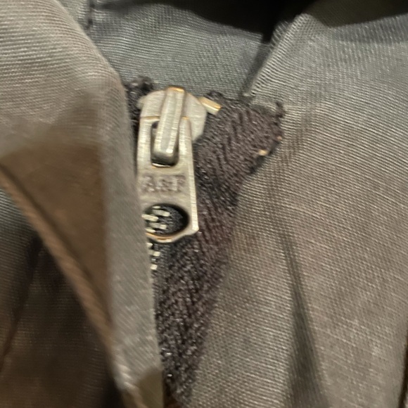 Abercrombie & Fitch grey lightweight parka - Picture 3 of 6